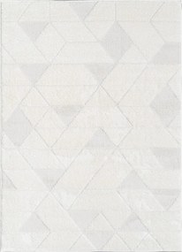 Angel Carpet, Kusový koberec Aurora 11 White, 120x170, biela, kancelária