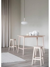 Barová stolička z dubového dreva v prírodnej farbe (výška sedadla 65 cm) Austin – Rowico