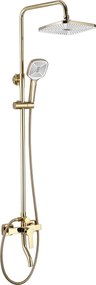 Rea Argus, sprchový set s vaňovou výlevkou, zlatá lesklá, REA-P7840