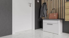 Botník (skrinka na topánky) Puntuable Mini 1 (biela). Akcia -22%. Vlastná spoľahlivá doprava až k Vám domov. 1132603