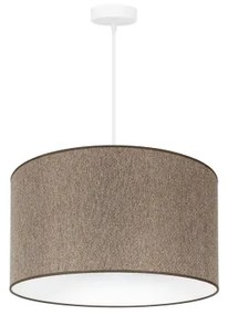 Duolla - Luster na lanku ROLLER ECO RECYCLING 1xE27/15W/230V pr. 45 cm hnedá