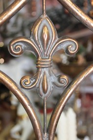 Starozlatý starodávny trojramenný svietnik 98 cm