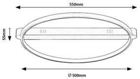 Rabalux 71344 - LED stropné svietidlo BELIZA LED/45W/230V 3000K 50x55 cm čierne