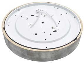 Brilagi - Stropné svietidlo PINO 3xE27/15W/230V borovicové/strieborné pr. 47,5 cm