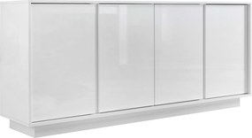 XXXLutz ŠIROKÁ KOMODA, biela s vysokým leskom, 180/79/43 cm MID.YOU - Komody - 001844006801