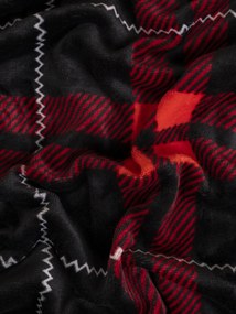 Obliečka na vankúšik mikroplyš Exclusive 40 × 40 cm - Scot červené