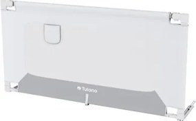 Bezpečnostná zábrana na posteľ Cover 44 biela / sivá 140 cm