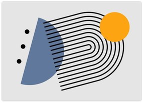 Obraz - Minimalistická abstrakcia N⁰2 (70x50 cm)