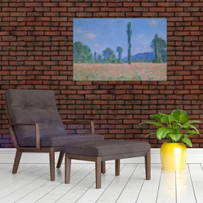 Obraz - Claude Monet, Poppy Field (Giverny), reprodukcia (90x60 cm)