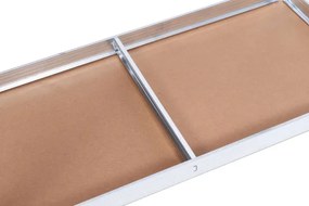 Regál 150x75x30 cm strieborný