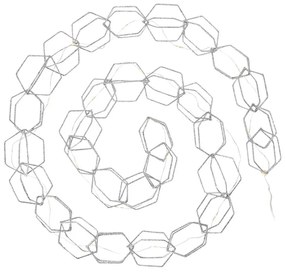 Markslöjd 705753 - LED Dekoračná reťaz SERVE LED/3xAA 1,9m strieborná