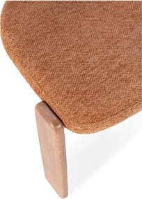 Čalúnené jedálenské stoličky v súprave 2 ks v tehlovej farbe Nadia – MOME