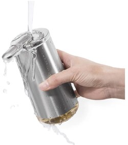 Sivý automatický oceľový dávkovač mydla 266 ml - simplehuman