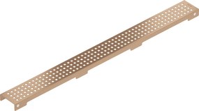 Mexen Flat, lineárny podlahový žľab 70 cm, medená matná, 1C25070