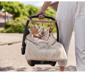 Jollein - Vak do autosedačky BOUCLE 42x82 cm Boucle Naturel