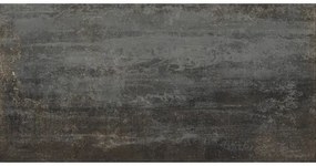 Dlažba imitácia kovu Flatiron Black 60x120 cm