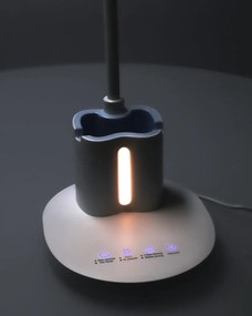 JU LED stolná lampa na čítanie, biela