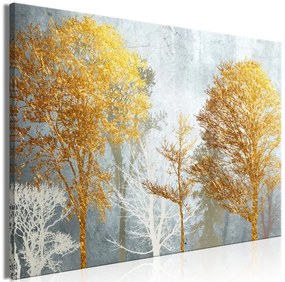 Artgeist Obraz - Hoarfrost and Gold (1 Part) Wide Veľkosť: 60x40, Verzia: Na talianskom plátne