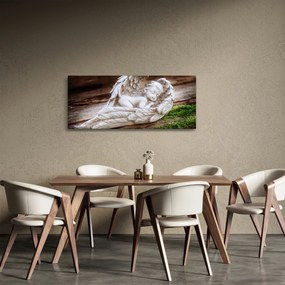 Obraz - Spiaci anjelik (120x50 cm)