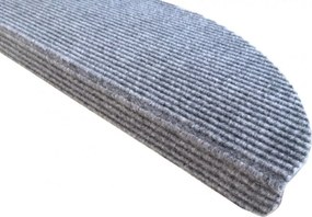 Vopi Nášľapy na schody Quick step šedý polkruh, samolepiaci - 24x65 polkruh (rozmer vrátane ohybu)