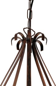 Inteligentný luster hrdzavohnedý 8-svetlo vrátane Wifi B35 - Giuseppe