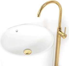 Rea Ortis - Voľne stojaca umývadlová batéria, zlatá, REA-B4890