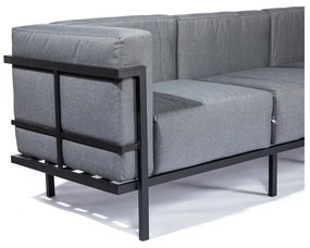 Grafitovosivá trojmiestna záhradná pohovka Bonami Selection Bellisima