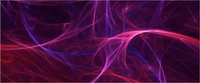 Abstraktný obraz kriviek (120x50 cm)