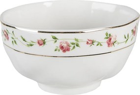 Porcelánová miska na polievku s ružičkami Cutty Rose - ∅ 11*6 cm / 300 ml