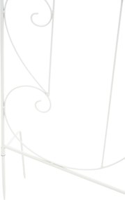 Mriežka na popínavé rastliny Mandevilla - 133 x 99 cm - Biela