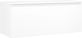 Mexen Orio, kúpeľňová skrinka 120 cm s hornou časťou, 1 zásuvka, biela matná, 91A10-12047-1-BFC01