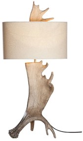 Béžová dekoratívna lampa PAROŽIE