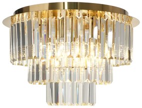 Luster Milano, 1x krištáľové tienidlo, (fi 45cm), g