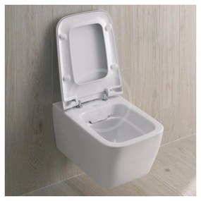 GEBERIT iCon Square závesné WC, Rimfree, s KeraTect, biela, 201950600