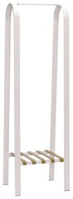 Biely kovový stojan na oblečenie Sempre – Hübsch