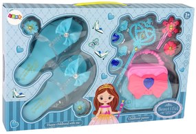 Lean Toys Modrá súprava doplnkov pre princeznú