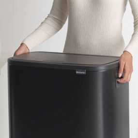 Brabantia BO Touch Bin 2x30L matná čierna