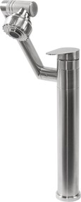 Umývadlová batéria batéria REA PACO INOX vysoká, nikel brúsený