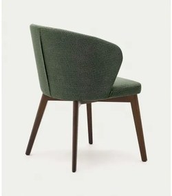 DARICE WALNUT stolička Zelená