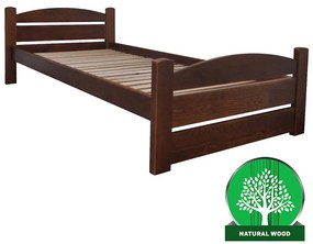 Posteľ T 90/200 hnedá