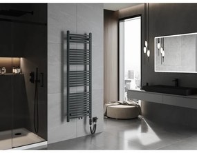 Mexen Ares, elektrické vykurovacie teleso 1500x500 mm + vykurovacia tyč 600 W, antracitová, W102-1500-500-2600-66