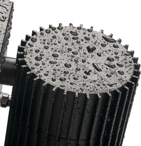 Kanlux 46202 - Vonkajšie nástenné bodové svietidlo so senzorom RADILO 1xGU10/11W/230V IP44 čierne
