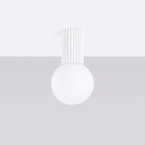 Sollux SL.1708 - Kúpeľňové stropné svietidlo HALO 1xG9/8W/230V IP44 biela