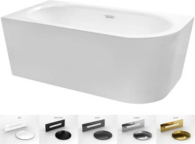 Besco Akrylátová voľne stojaca vaňa Avita A-Line CC/SP 150x75 (160x75, 170x75), s prepadom BESCO-Typ výpuste: Alcaplast Click-Clack so štrbinovým pre…