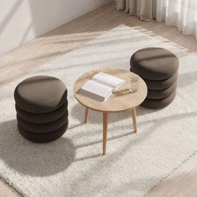 Taburetka SNUGGO hnedá