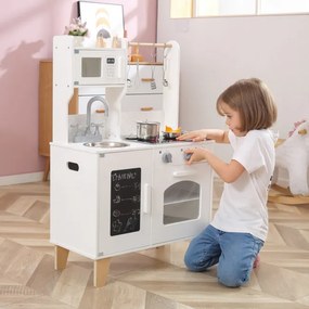 Detská kuchynka s tabuľou Viga 44081 PolarB biela