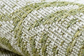 Koberec SISAL SION Listy, tropický 22128 ecru / zelený