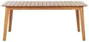 Záhradný jedálenský stôl z akáciového dreva 180 x 90 cm FORNELLI Beliani