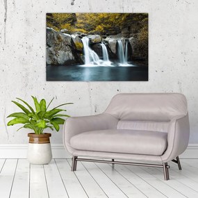 Obraz - Vodopády, Lushan, Čína (90x60 cm)