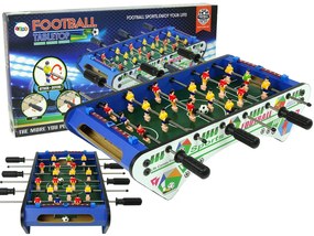 LEAN TOYS Stolný futbal modro-zelený 50cm